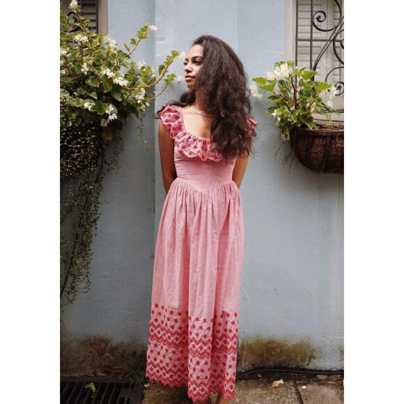 Doen Red Dress Size XS - Picture 8 of 12